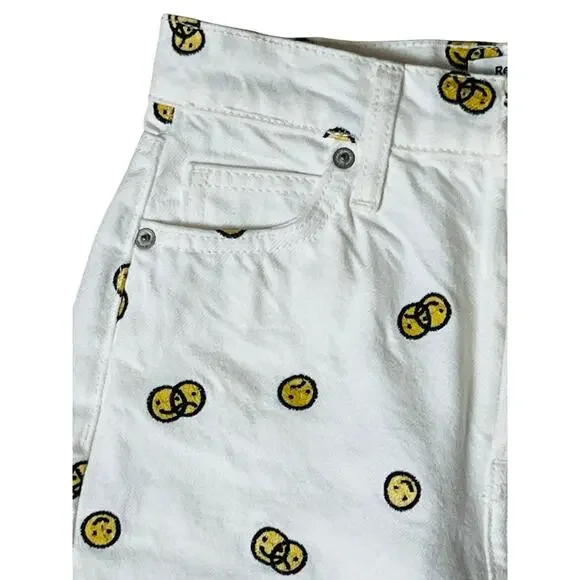 NEW Reformation Mixed Emotions High Rise Straight Jeans Size 23 Cotton 100% - Picture 6 of 13